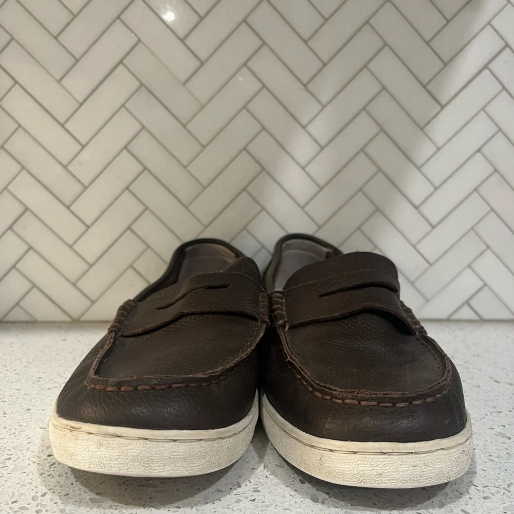Cole Haan Nantucket Penny Slip On Dark Chocolate Men’s Size 12M - Picture 4 of 10